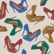 Beautiful shoes pattern N12