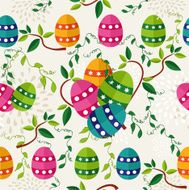 Colorful Easter pattern eggs N2