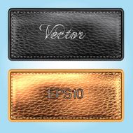 Leather background Vector