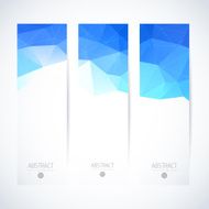 Abstract vector vertical mosaic banners N52