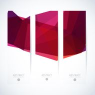 Abstract vector vertical mosaic banners N55