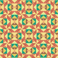 Graphic seamless colorful pattern Flat style N8