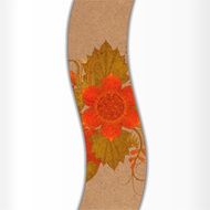 Background with floral elements eps10