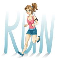 Girl Running N16