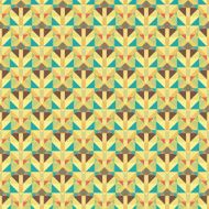 Graphic seamless colorful pattern Flat style N10