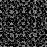 Lace seamless pattern with decorative flowers