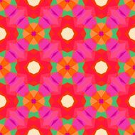 Multicolor geometric pattern in bright color N13