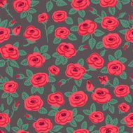 Seamless pattern of roses N5