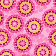Seamless vector retro floral background N2