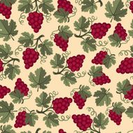 Seamless pattern with grapes N2