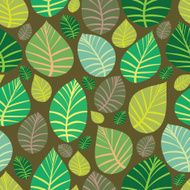 Seamless The leaves and branches N3
