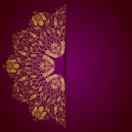 Elegant background with lace ornament N11