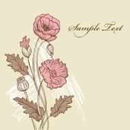 Romantic Flower Invitation