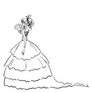 Scribble woman N2