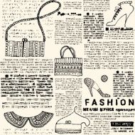 Imitation newspapers of fashion