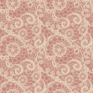 Lace seamless pattern with flowers N182