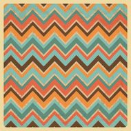 Vintage Geometric Zigzag Background