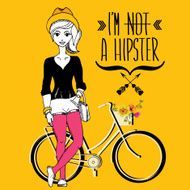 Hipster girl N28