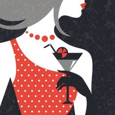 Beautiful fashion woman silhouette N6
