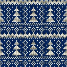 Christmas seamless knitted background EPS 10 vector illustration N21