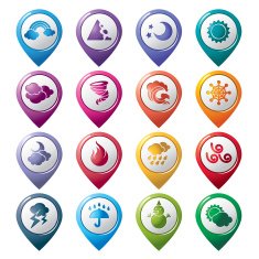Weather Pointer Icons