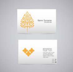 Vector abstract creative business cards N34