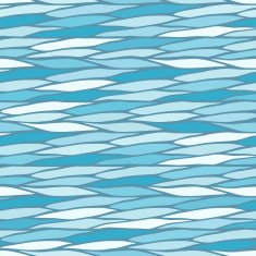 Seamless pattern with waves ornament N15