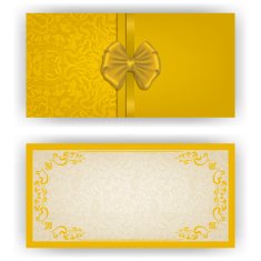 Elegant vector template for luxury invitation