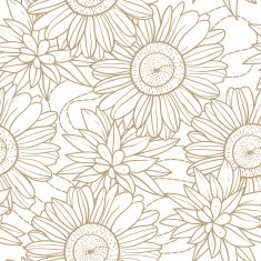 abstract floral pattern N43