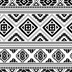 Ethnic ornamental textile seamless pattern N40