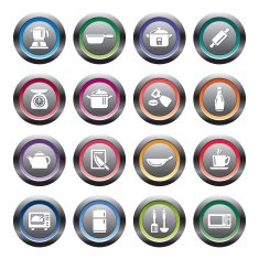 Kitchen Utensils and Appliances Icons N6