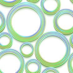 Vector seamless pattern with colored threads and shadows N5