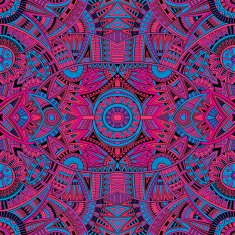 Abstract vector tribal ethnic pattern N6