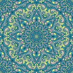 Oriental ornate seamless pattern N6