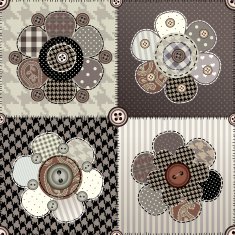 flower quilting design
