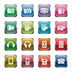 Photography and Sound Icons N2