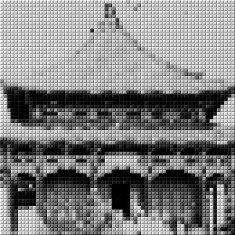 abstract gray mosaic check Chinese palace pattern background