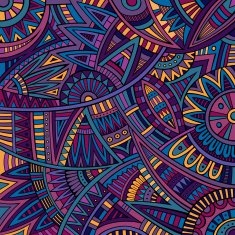 Abstract Ethnic Pattern N5