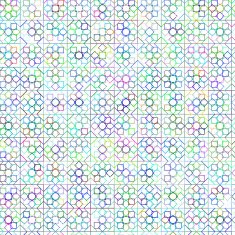 Seamless cross pattern in various color For banknote money design N152