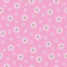 Seamless texture with chamomiles