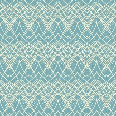 blue and beige tribal pattern