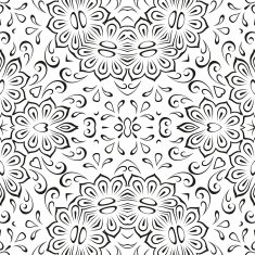 Abstract seamless floral background N24