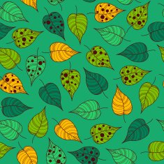 seamless leafy wallpaper tile