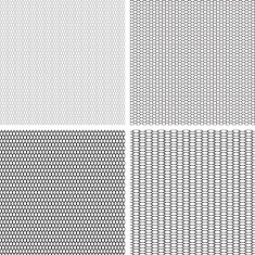 Old lace background set of 4 seamless pattern Vector texture N2