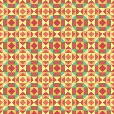 Graphic seamless colorful pattern Flat style N6