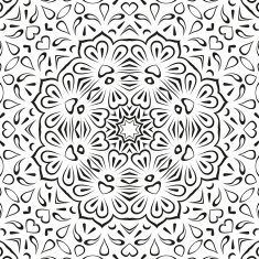 Abstract seamless floral background N25