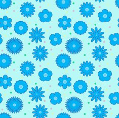 Floral vector seamless pattern Fine texture with flowers N3