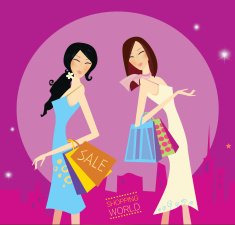 Shopping duo