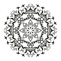 Abstract contour pattern N5