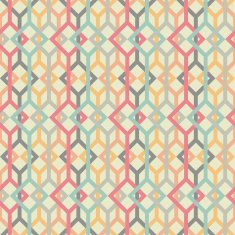 Abstract background with lines and squares Seamless vector pattern N3